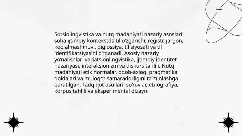 Sotsiolingvistika stilistika va nutq madaniyati 3