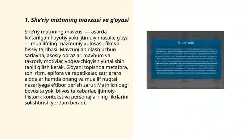 She’riy matnlarni tahlil qilish 3
