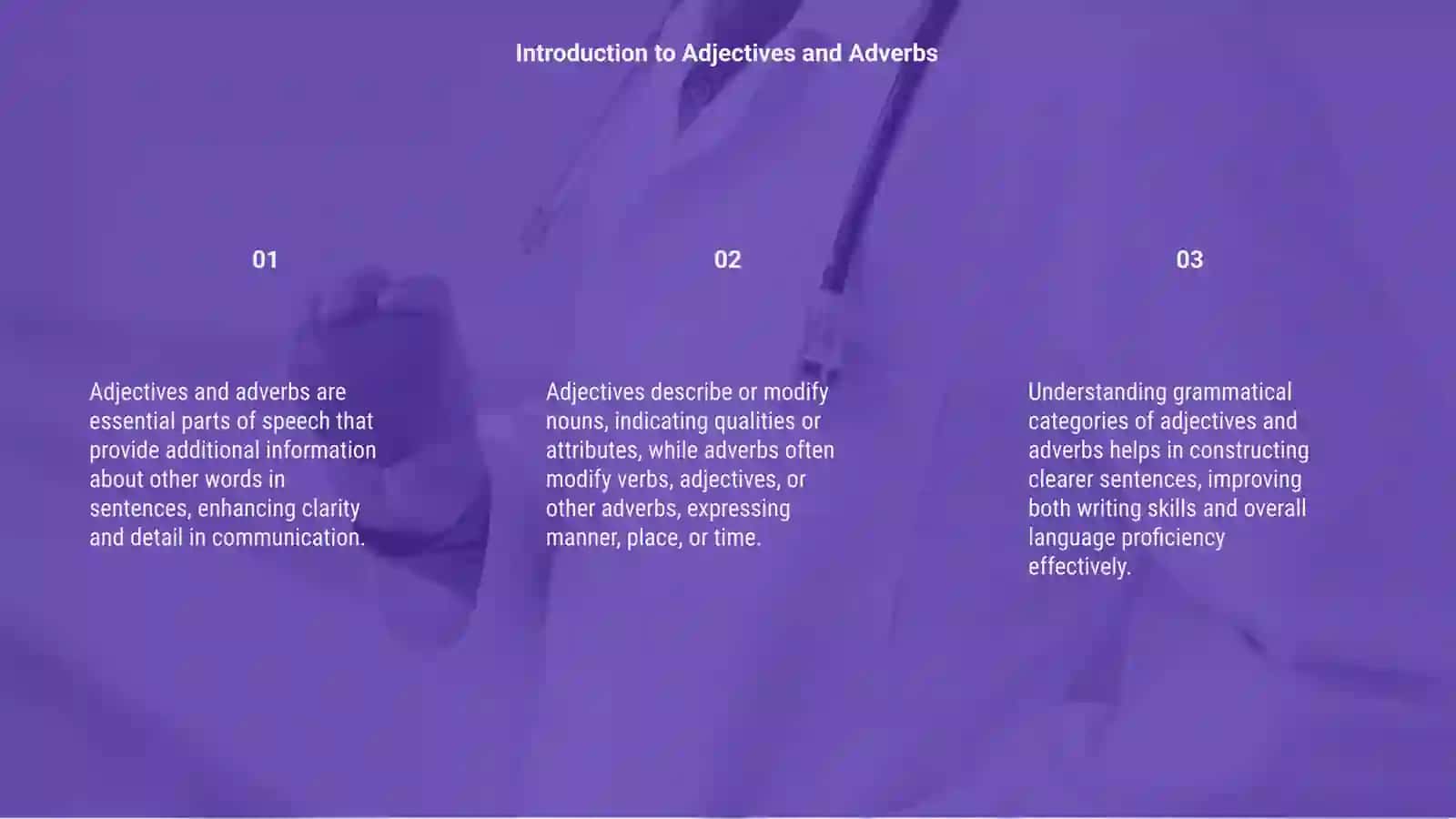 Grammatical Categories of Adjectives and Adverbs 3