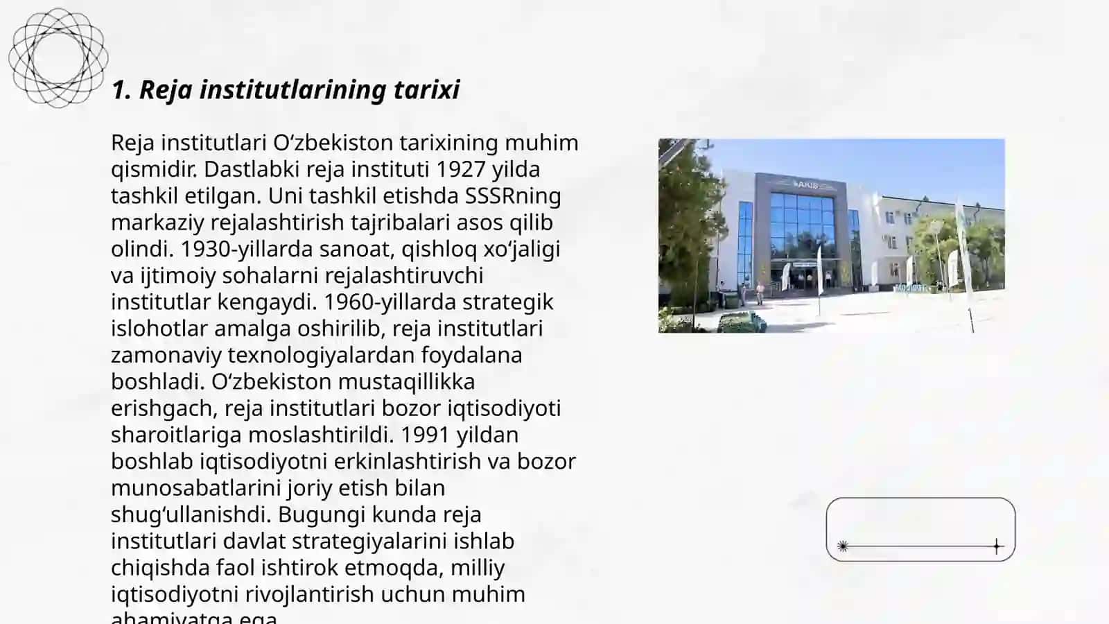 Reja institutlari 3