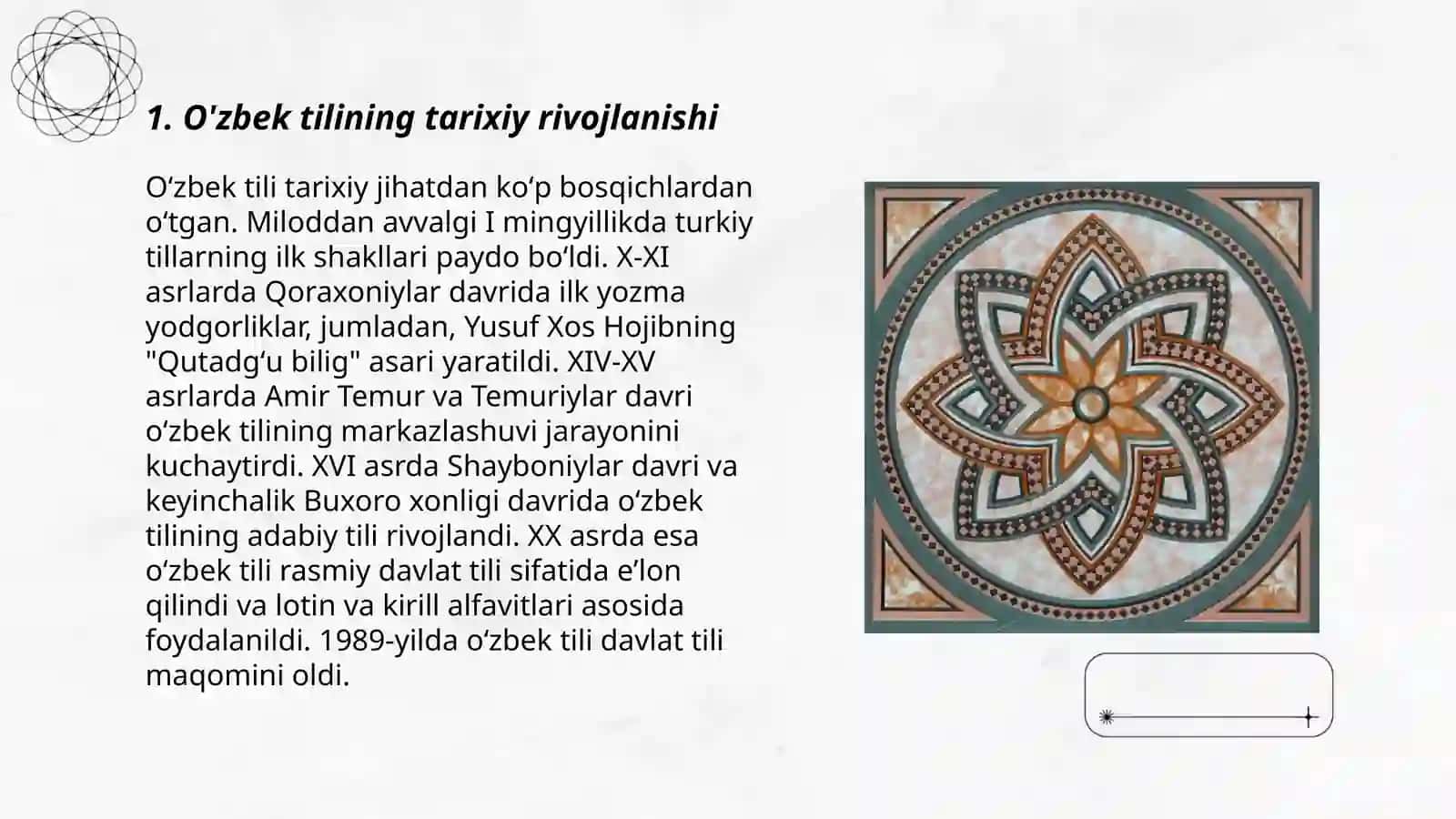 O'zbek tili tarixi 3
