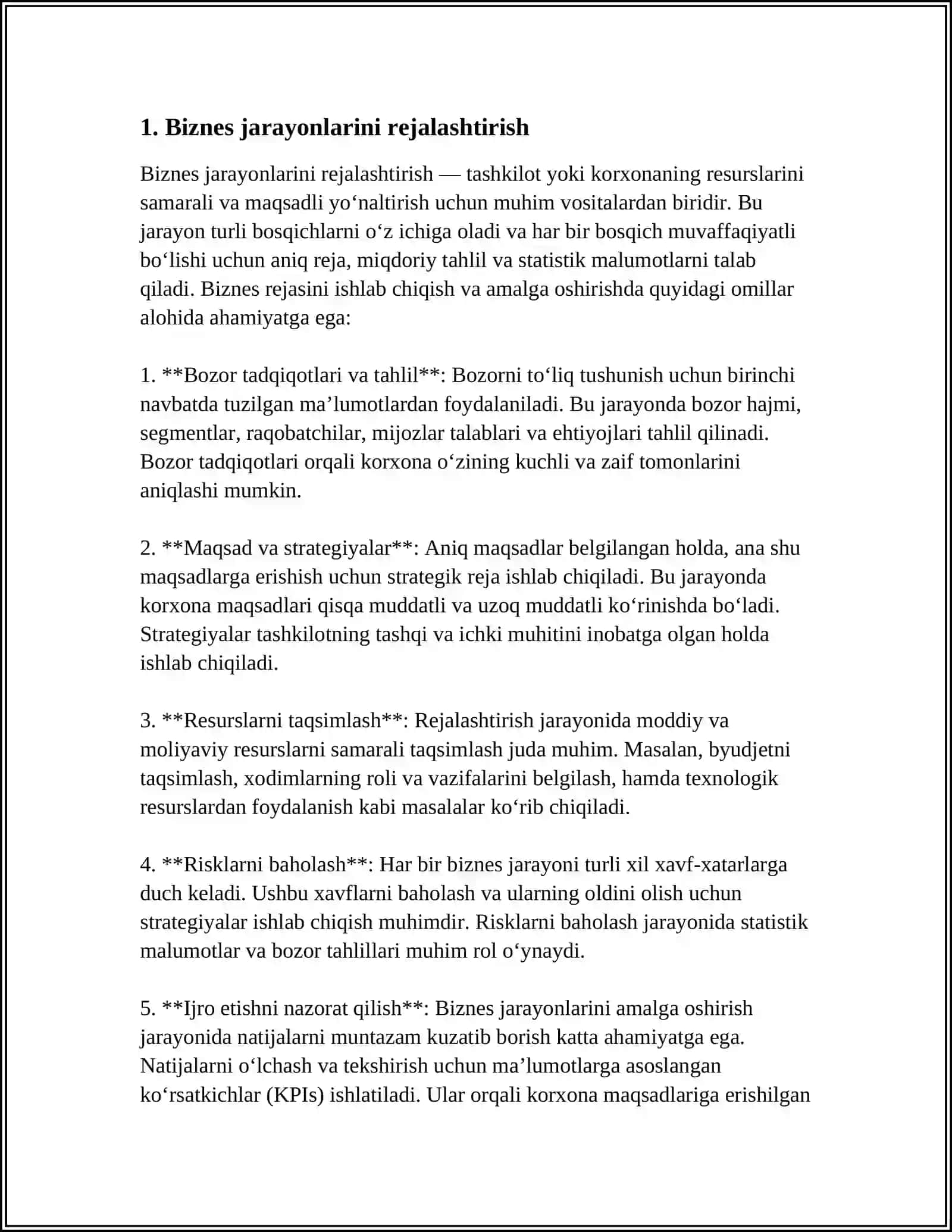 BIZNESNI BOSHQARISHNI O‘ZIGA XOS XUSUSIYATLARI 3