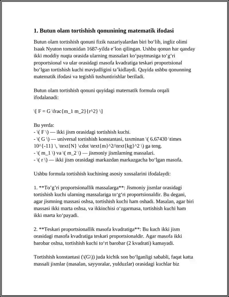 BUTUN OLAM TORTISHISH QONUNI 3