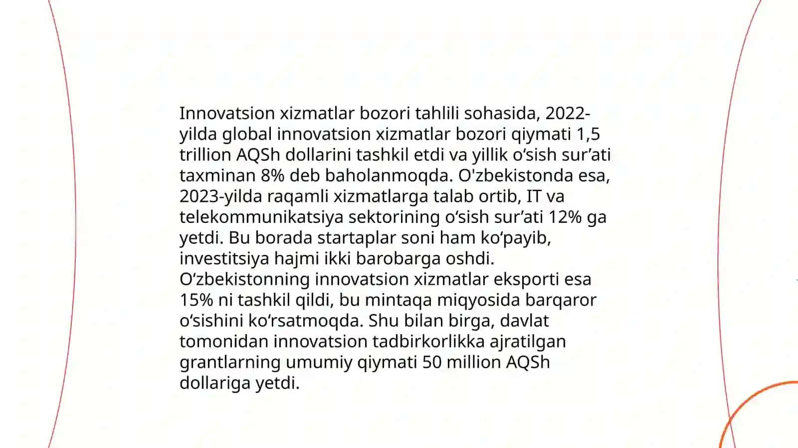 Innovatsion iqtisodiyotda xizmatlar bozorini rivojlantirish 3