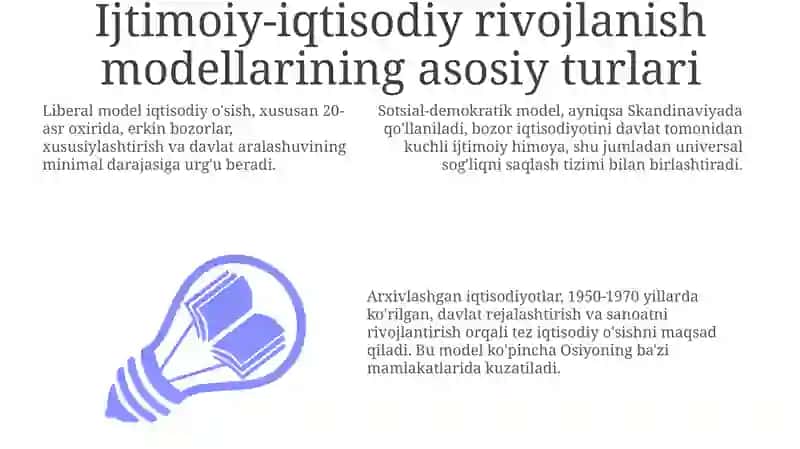 Ijtimoiy-iqtisodiy rivojlanish modellari 3