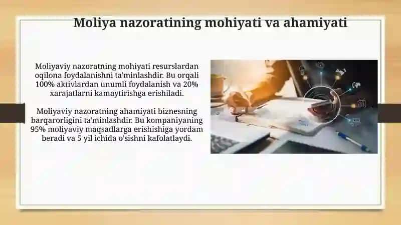 Biznesda moliyaviy nazoratni tashkil etish asoslari 3