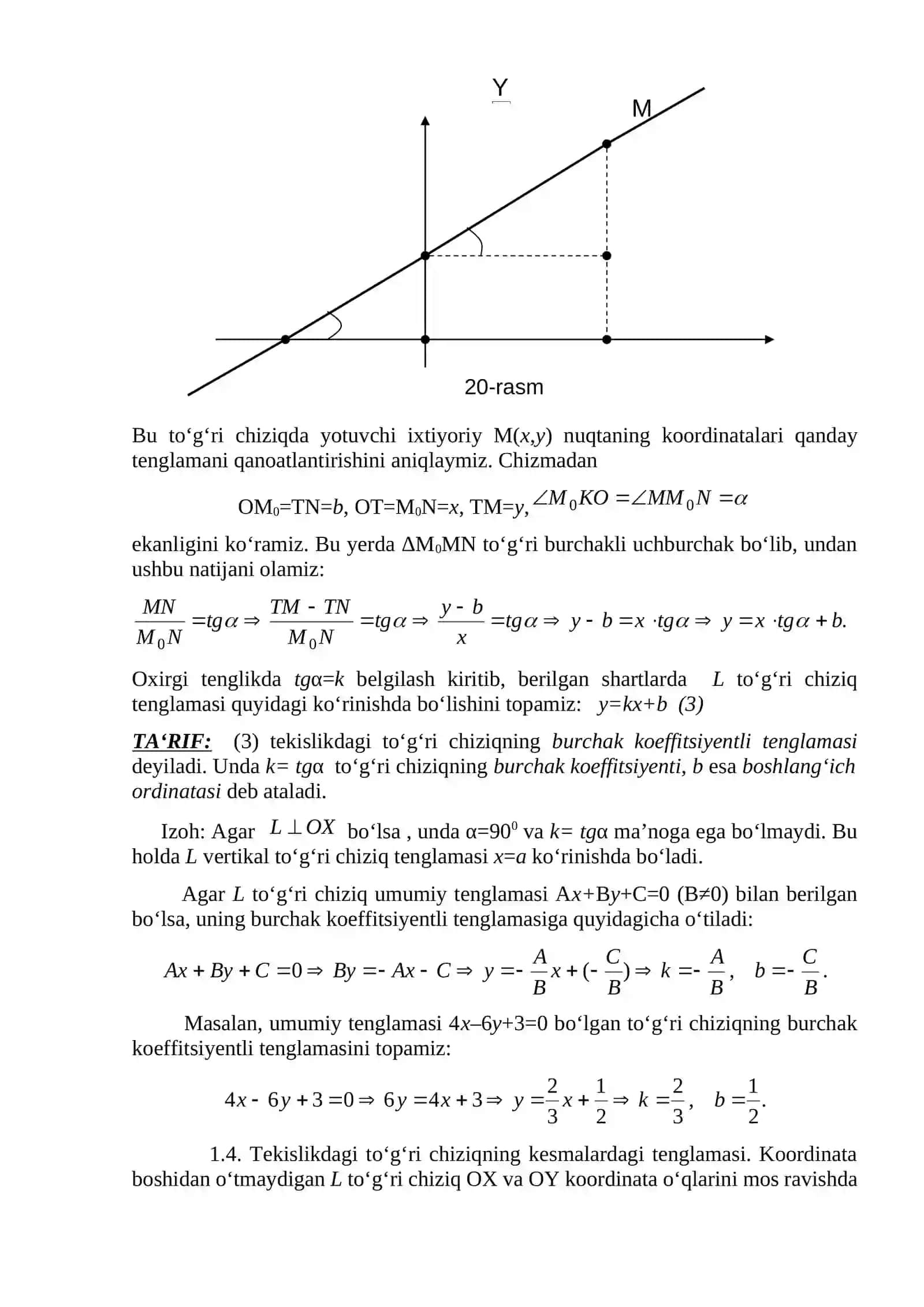 Tekislikdagi analitik geometriya 3