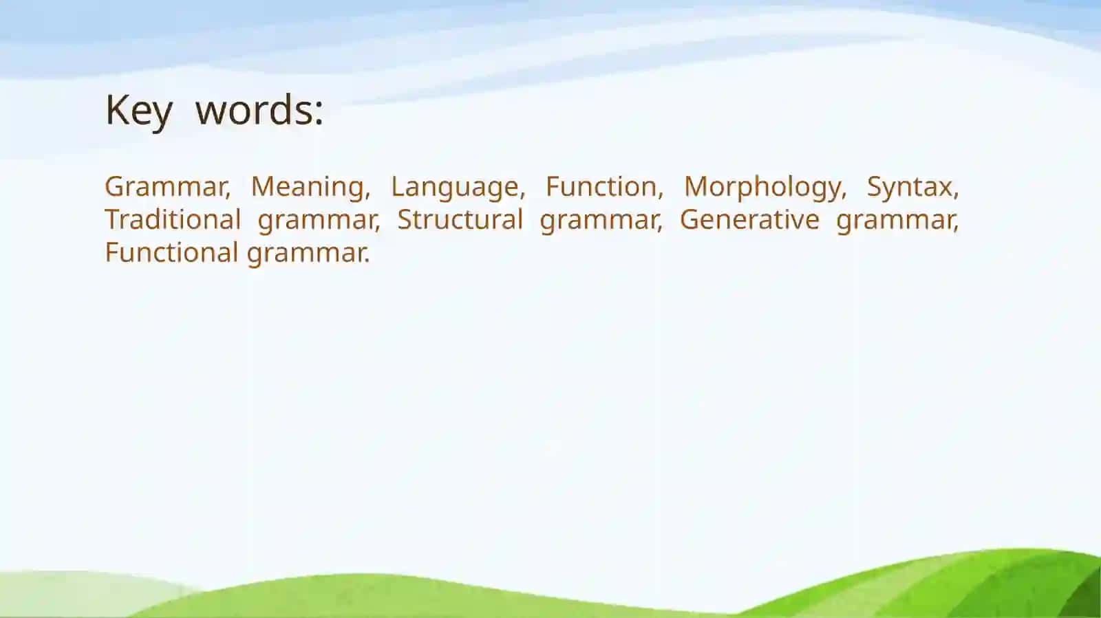 What is grammar? 3