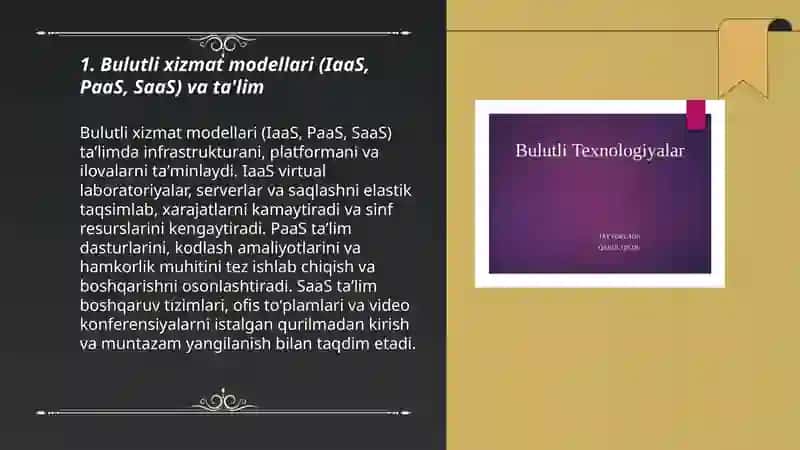Bulutli axborotning taʼlimiy imkoniyatlari 3