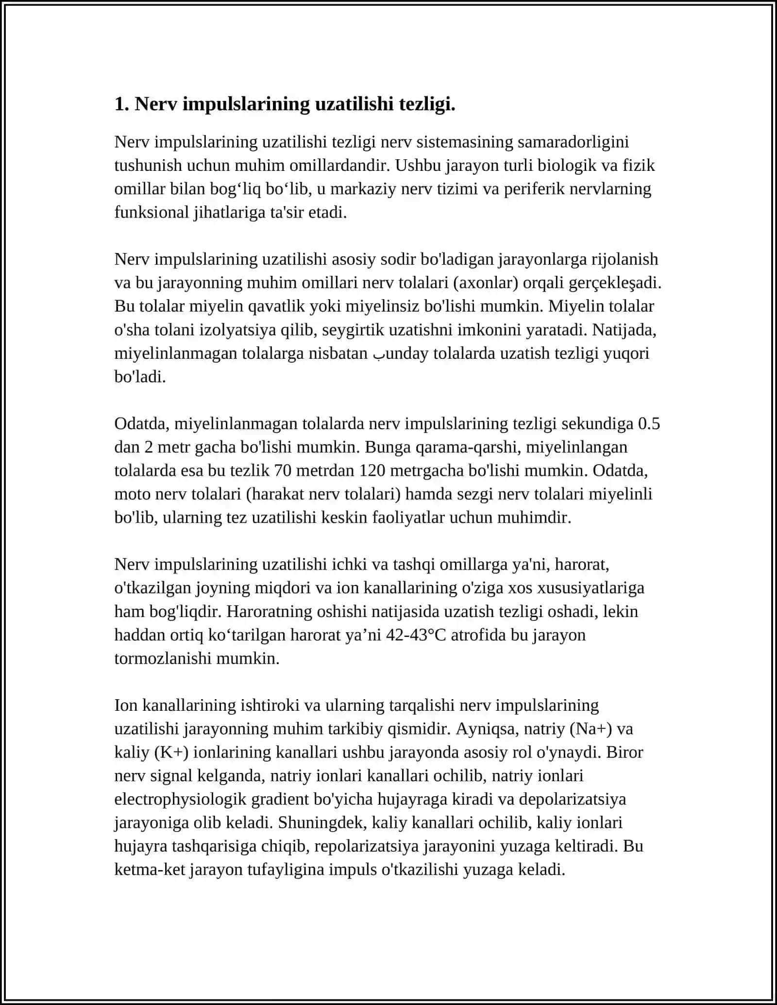 EFERENT NERV SISTEMASIGA TASIR QILUVCHI OMILLAR 3