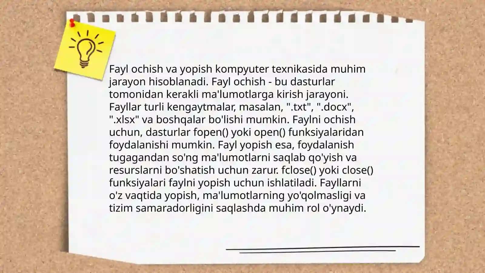 PYTHONDA FAYLLAR BILAN ISHLASH 3