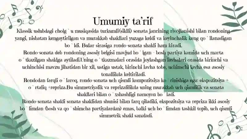 musiqa nazariyasi fanidan tayyorlangan taqdimot 3