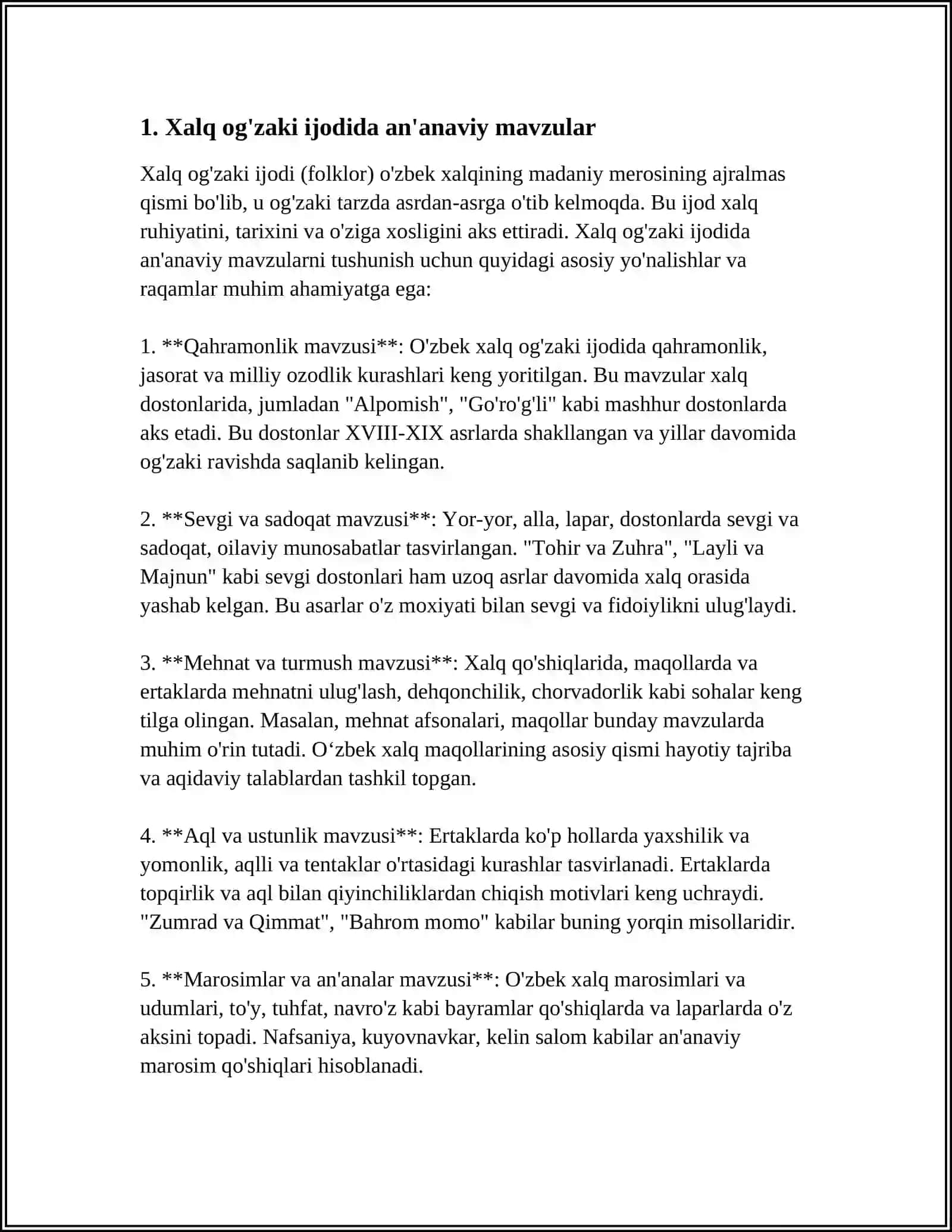 BOSHLANGICH SINFDA XALQ OGZAKI IJODI USTIDA ISHLASH METODIKASI 3