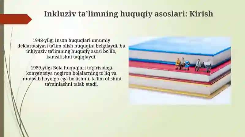 Inkilyuziv taʼlimning huquqiy asoslari 3