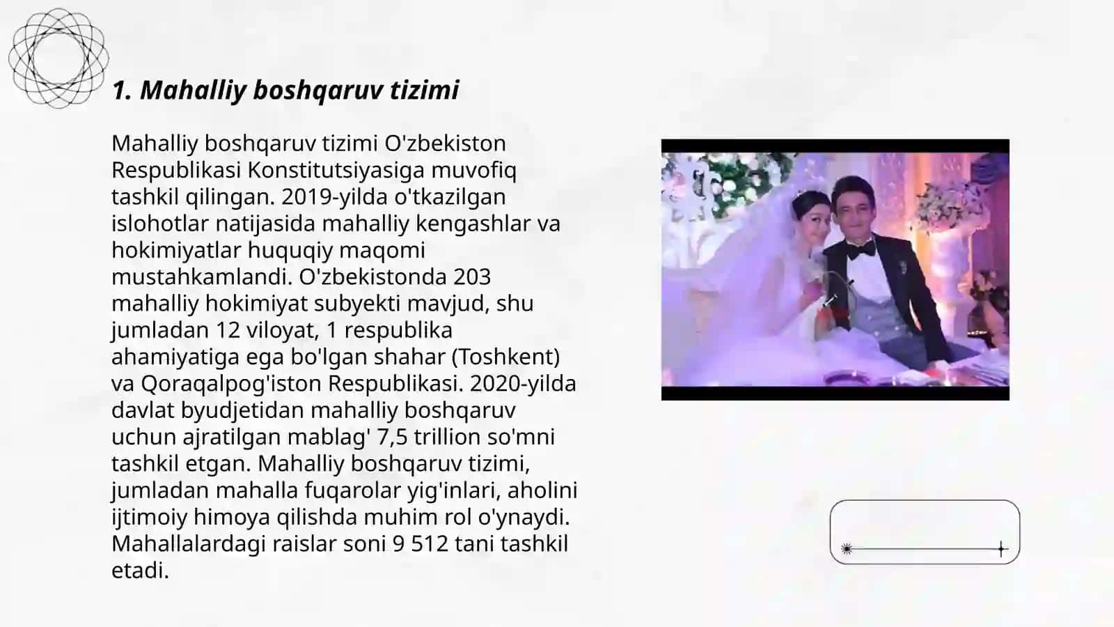 Mahalliy boshqaruvni tashkil etish. Tashkiliy shakllari va tuzilishi 3