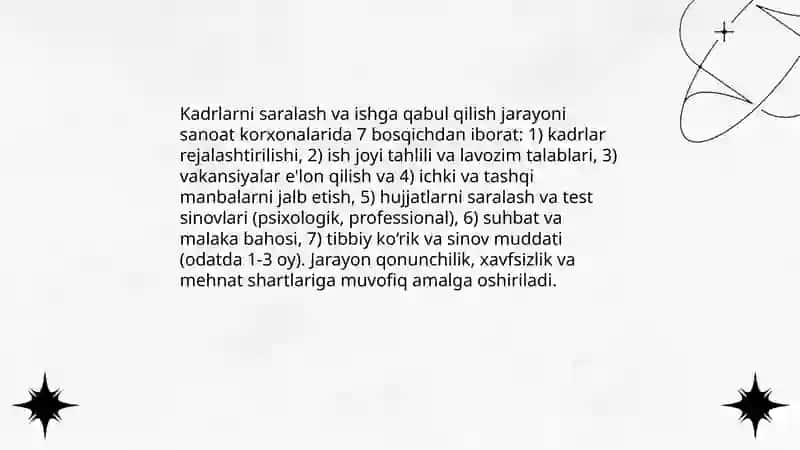 Sanoatda kadrlar va mehnatga haq toʻlash 3