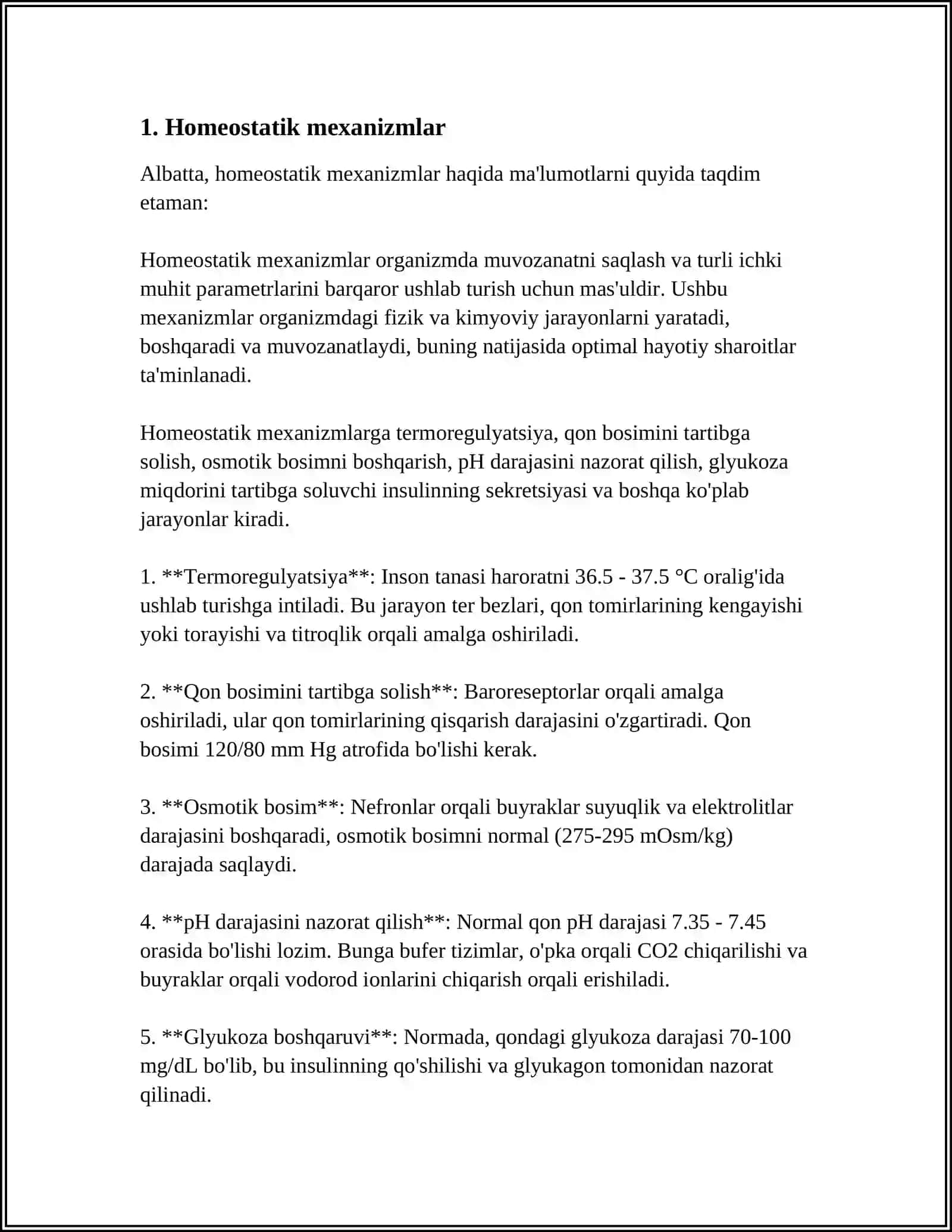 ORGANIZMNING MUHOFAZA KONPENSATOR MOSLASHISH REAKSIYASI 3