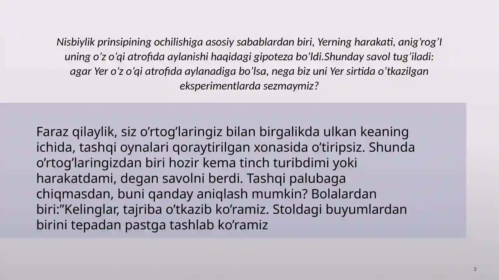 Fizika fanidan tayyorlagan taqdimoti 3