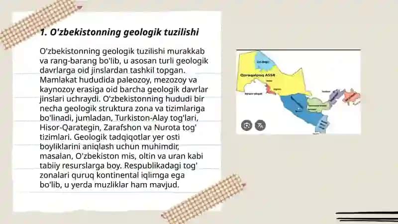 O'zbekiston yer yuzining tuzilishi 3