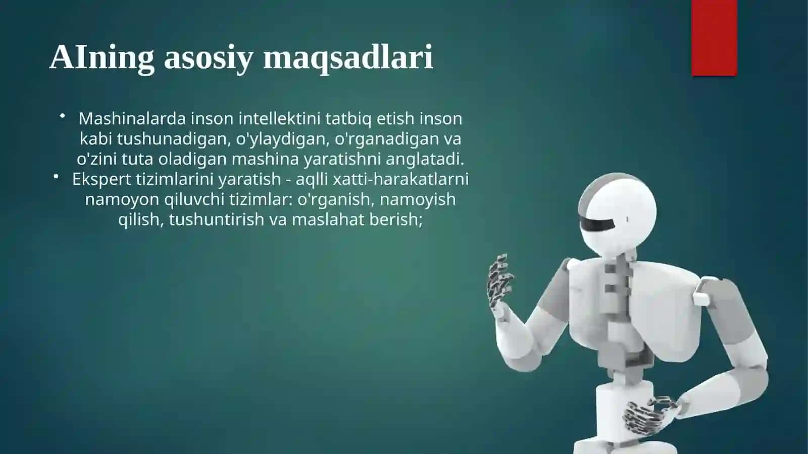 Sun'iy intellekt modellari va munosabatlar 3