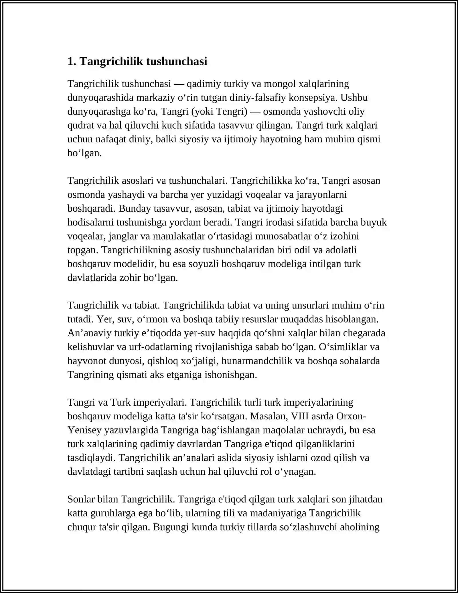 Tangrichilik Eʼtiqodi va Zardushtiylik Taʼlimoti 3