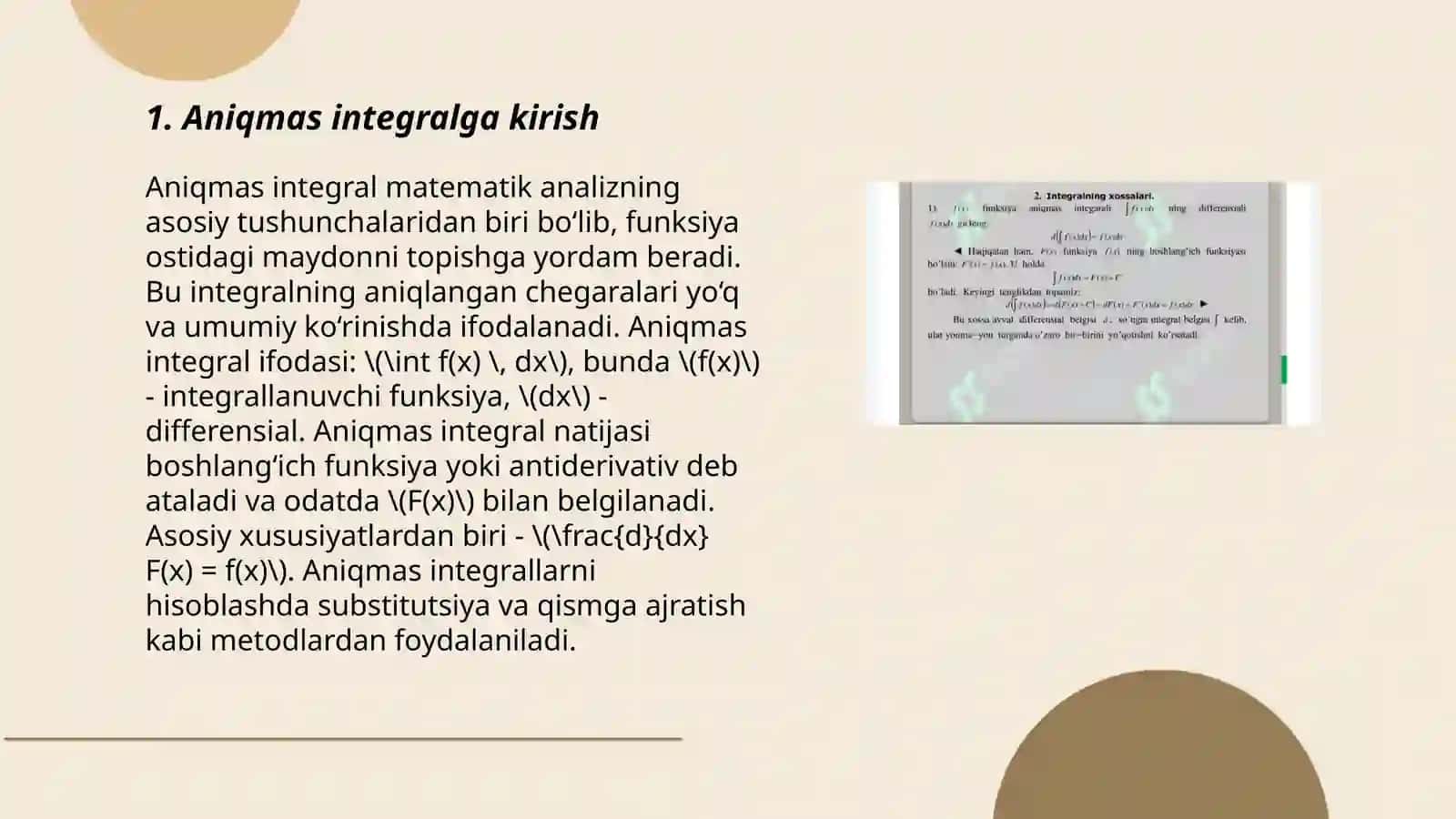 Aniqmas integral 3