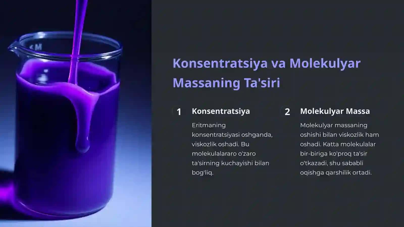 Yuqori Molekulyar Birikmalar Eritmalarining Xo'ssalari va Qonning Reologik Xo'ssalari 3
