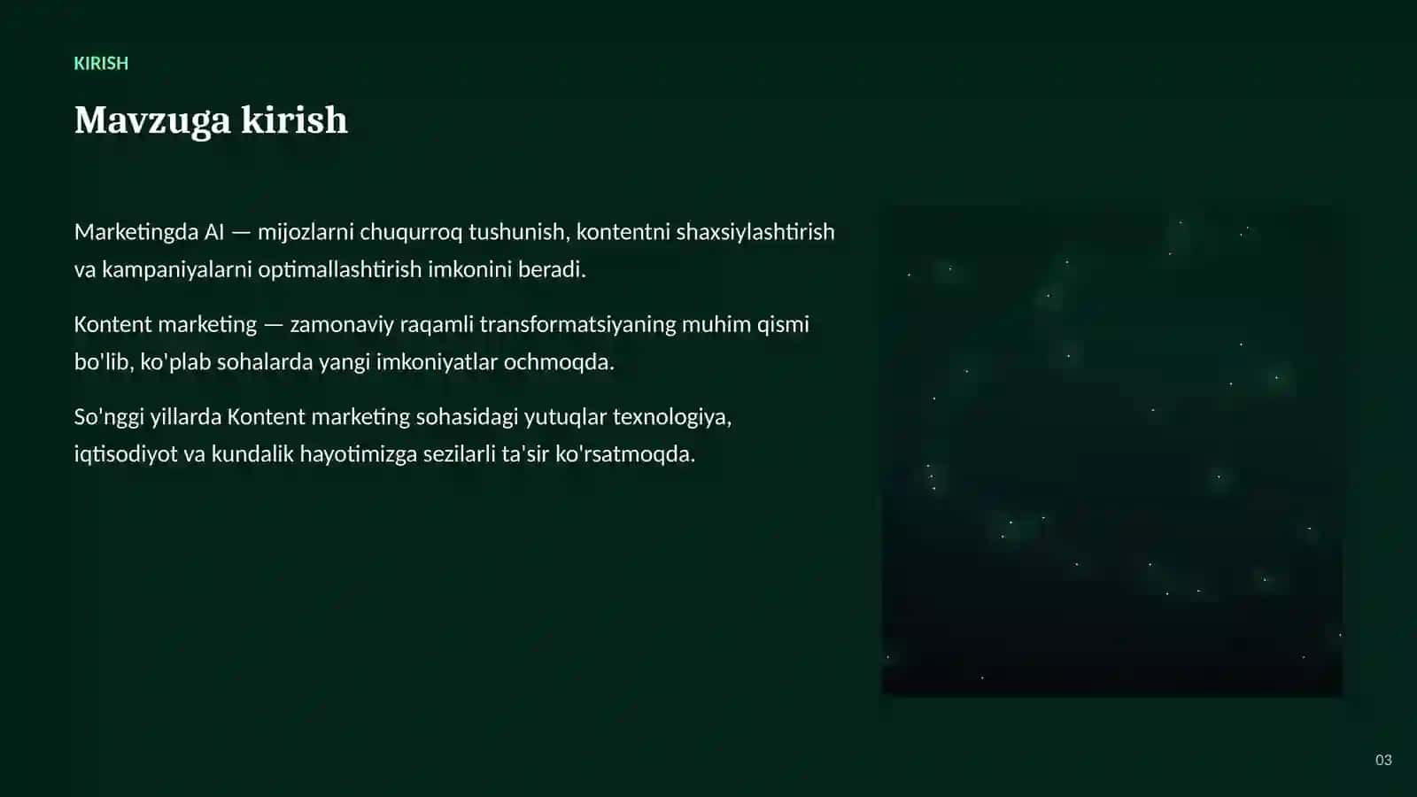 SUN'IY INTELLEKT • AI MARKETING VA SAVDODA 3