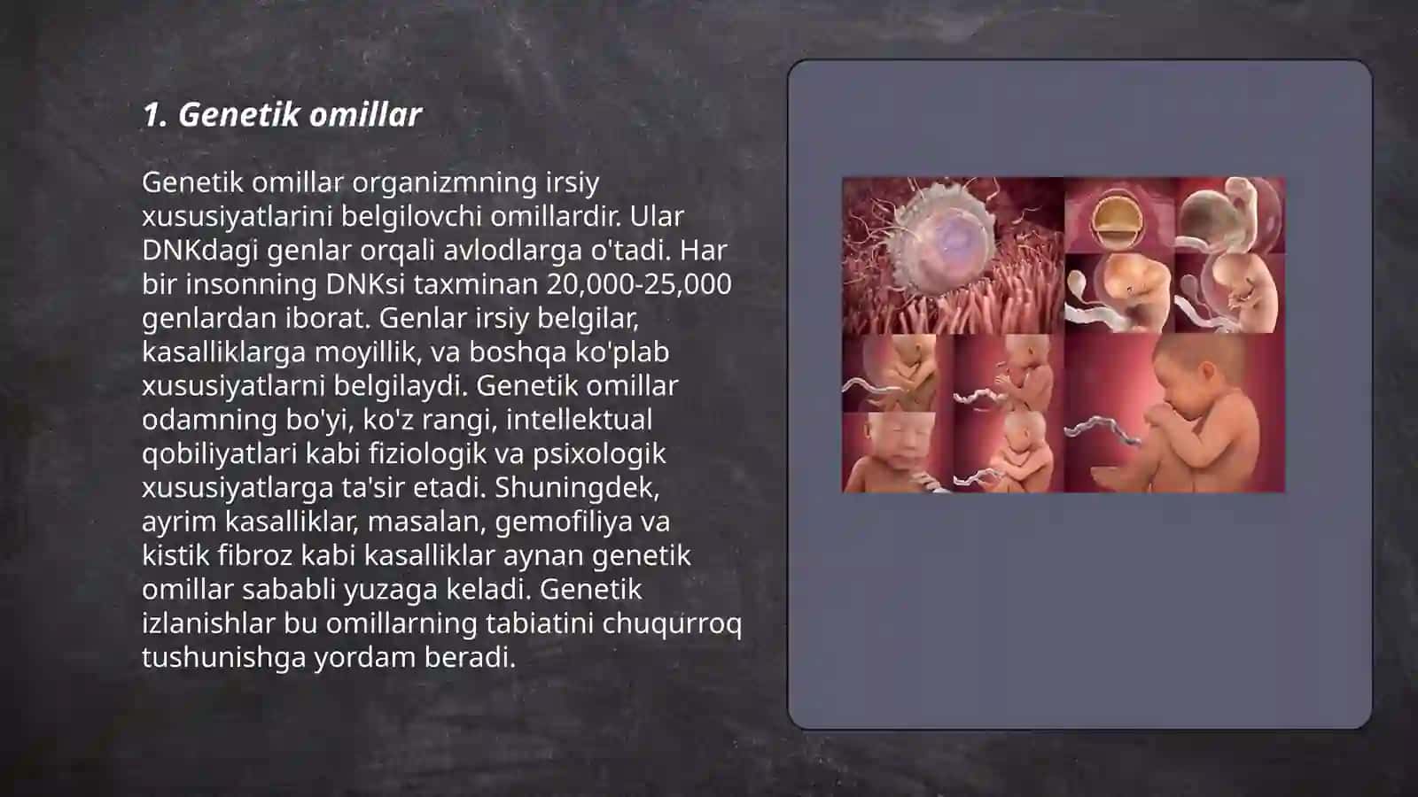 homila ichi rivojlanishdan orqada qolishi 3
