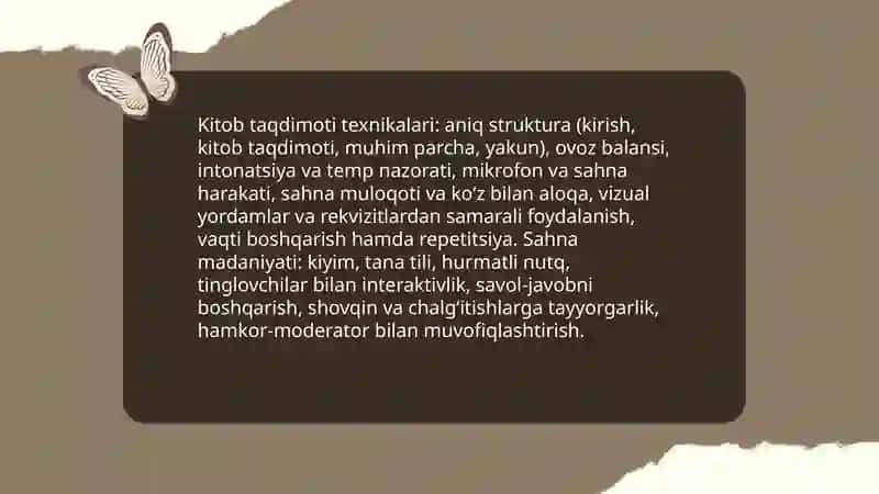 Kitob taqdimlari va bibliografik tuzilmalar 3