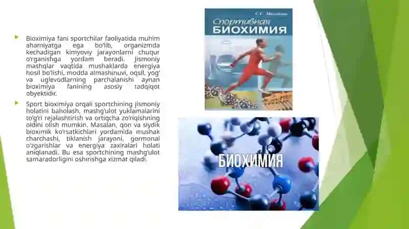 Sportchilar uchun bioximiyaviy va sport bioximiyasi 3