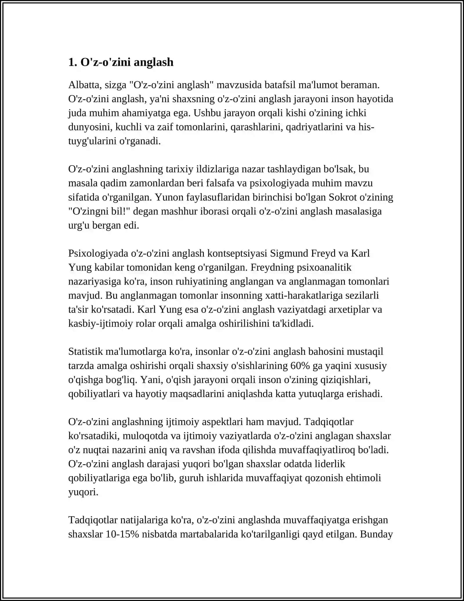DOIMIY SHAXSIY RIVOJLANISH TUSHUNCHASI.RIVOJLANISH UCH BURCHAGI 3