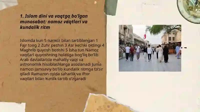 Arab davlatlarida vaqtga bolgan mubnosabat 3