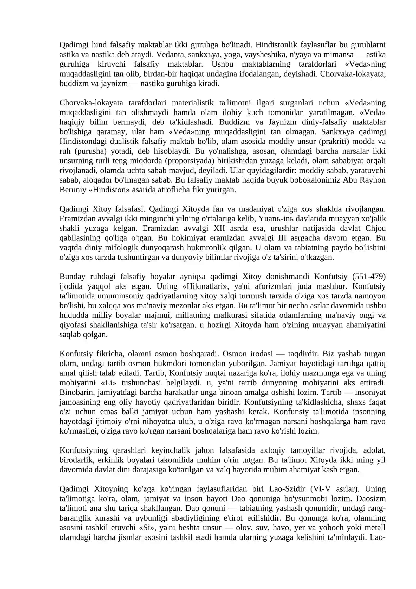 Qadimgi Sharq va Antik dunyo falsafasi 3