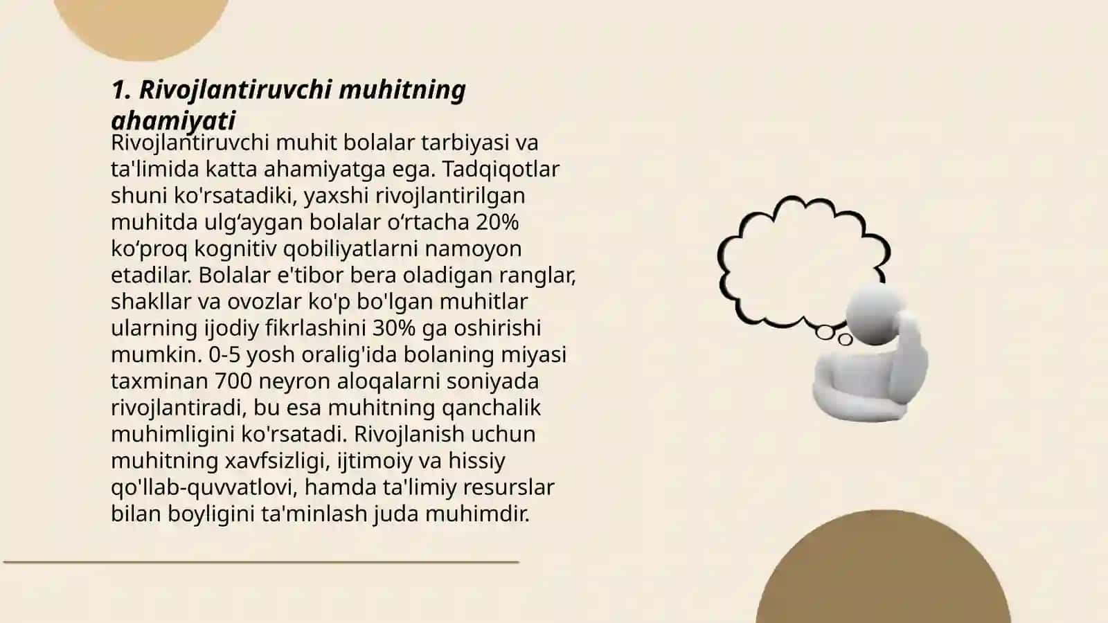 Maktabgacha ta'lim tashkilotlarida rivojlantiruvchi muhit va uning turlari 3