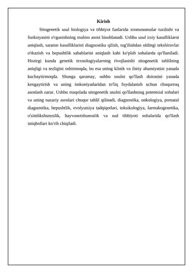 Sitogenetik Usul 3