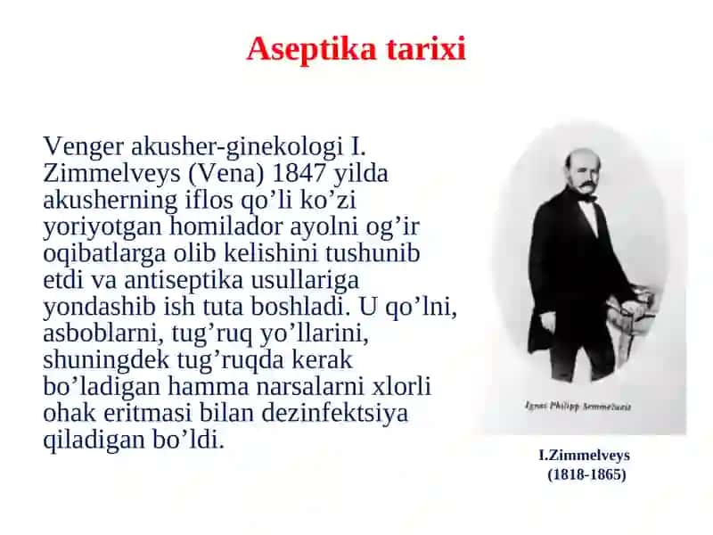 ANTISEPTIKA VA ASEPTIKA ASOSLARI 3