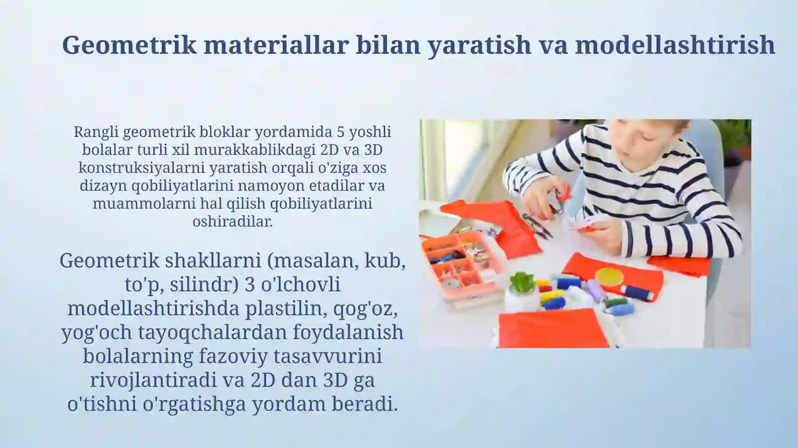 Boshlang’ich sinflarda geometrik material ustida ishlash metodikasi 3