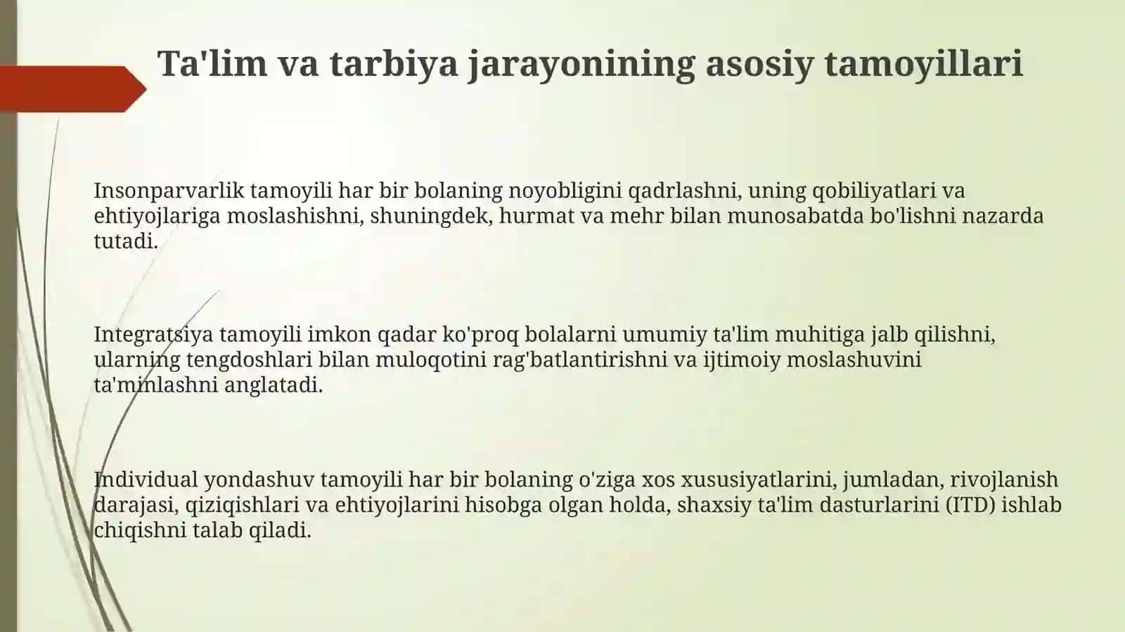 Intellektual nuqsonli bolalarga ta'lim tarbiya jarayonini tashkil etish 3