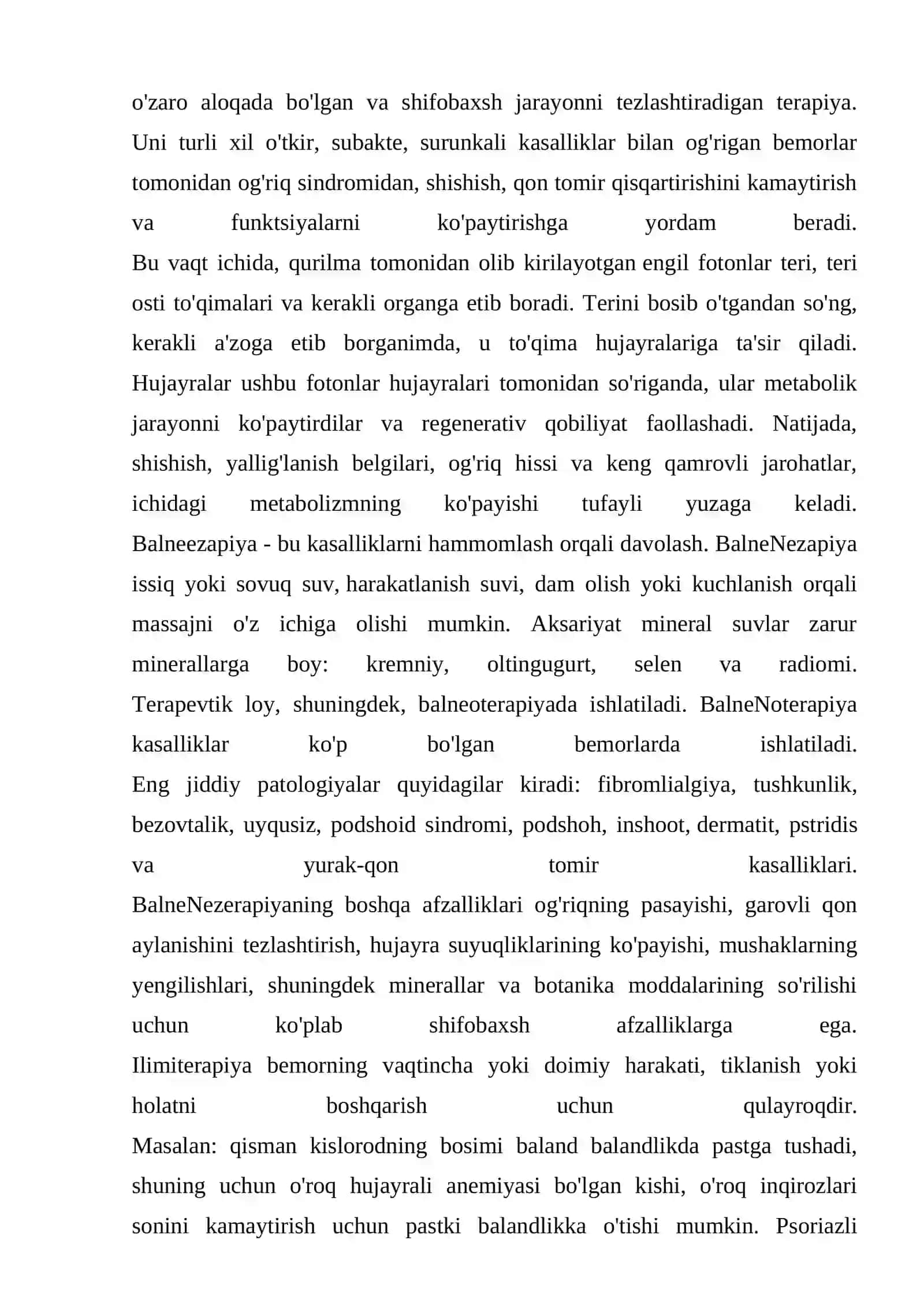 FIZIOTERAPEVTIK MUOLAJALARNI O`TQAZISH 3