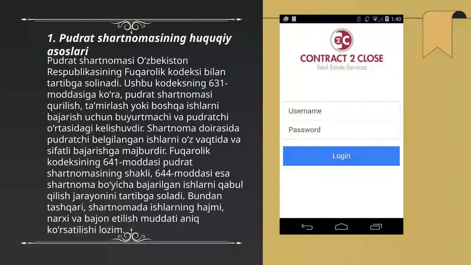 Pudrat shartnomasining huquqiy asoslari 3