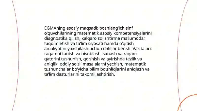 EGMA XALQARO BAHOLASH DASTURIDA KONTEKSTLAR 3