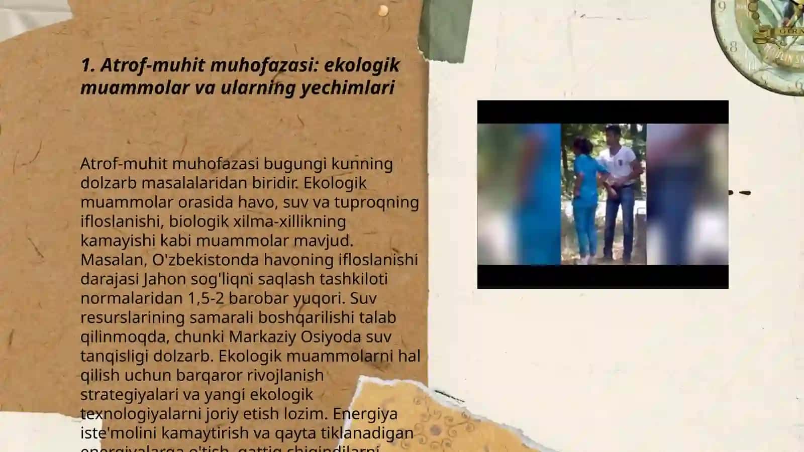 Atrof-muhit muhofazasi: ekologik muammolar va ularning yechimlari 3