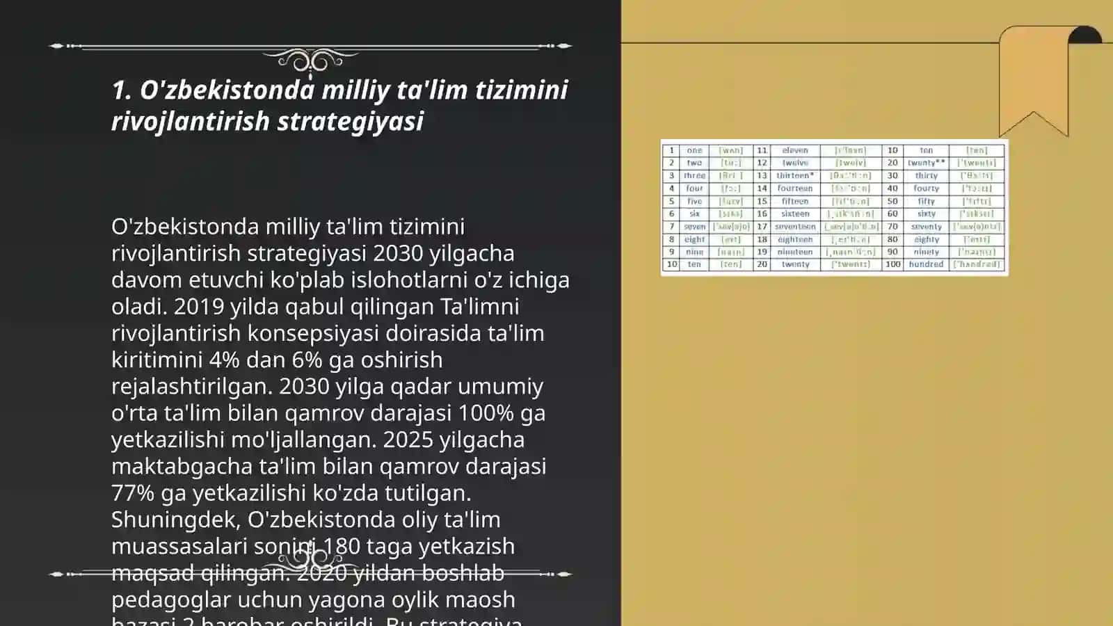 O'zbekiston Respublikasida ta'lim sohasida amalga oshirilgan islohotlar 3