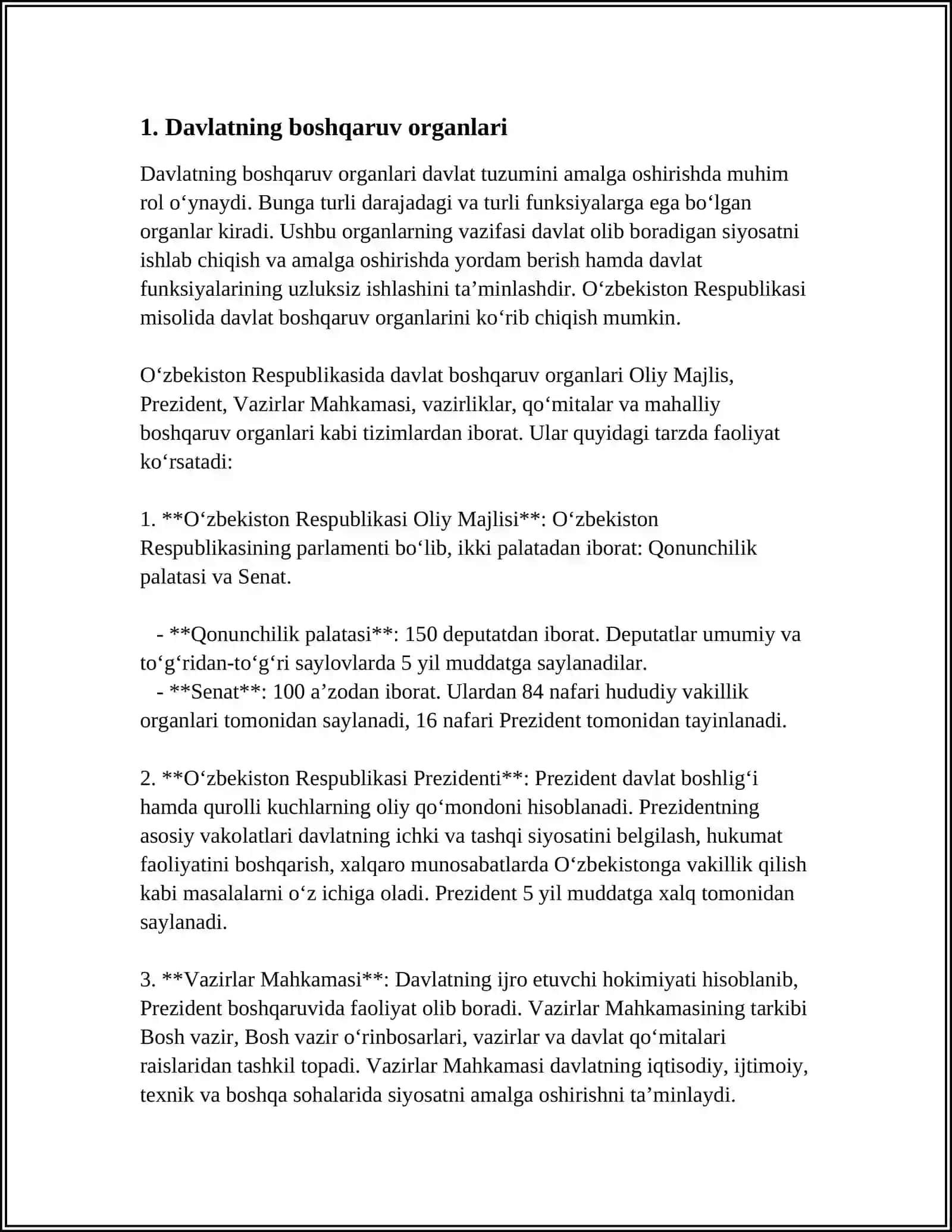 DAVLATNING TASHKILOT SIFATIDA VAZIFALARI VA FUNKSIYALARI 3