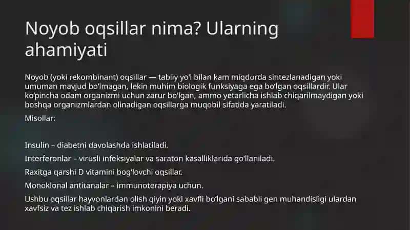 Gen muhandisligi yordam   biologiya sintezi 3