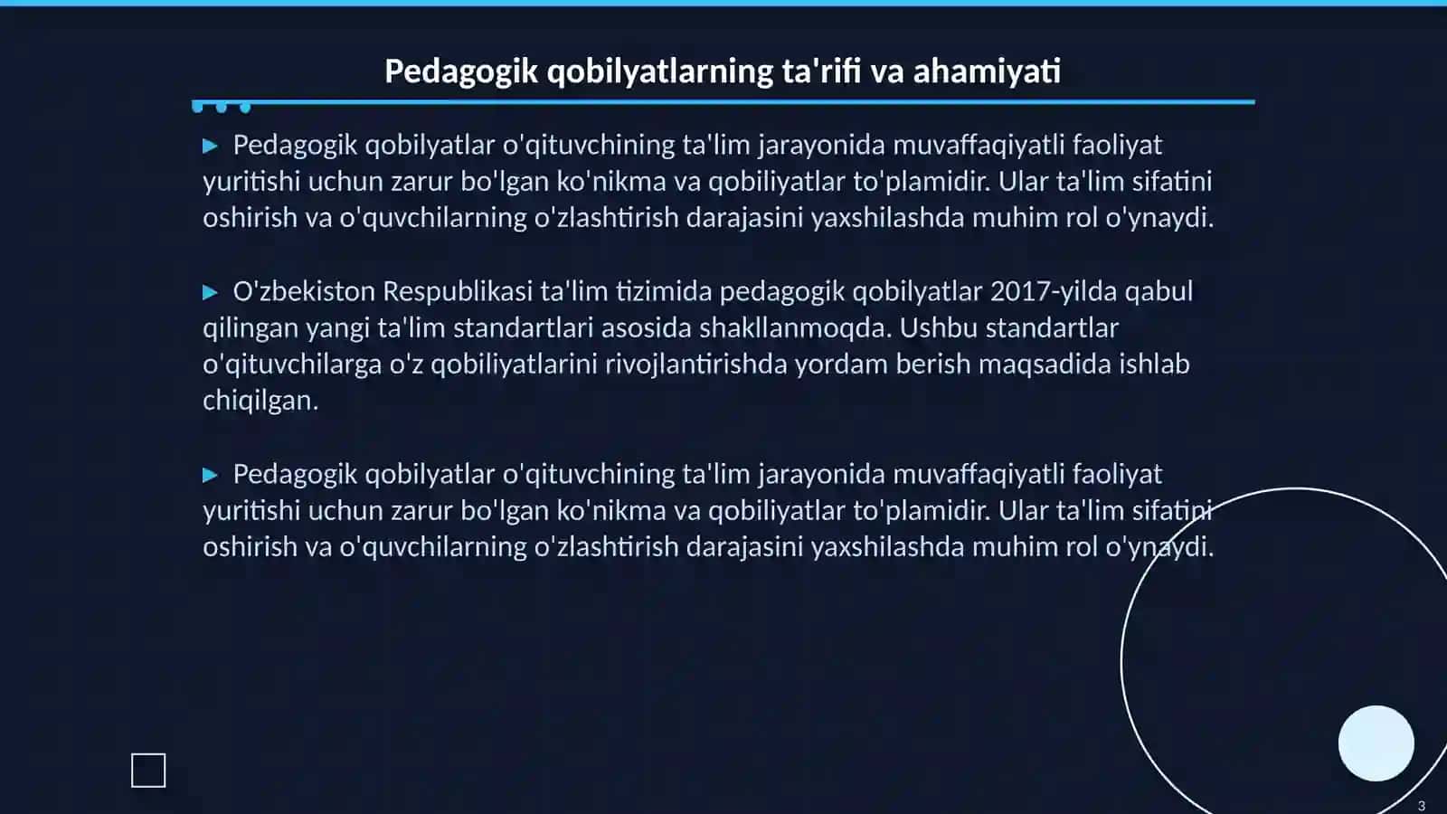 Pedagogik qobilyatlar 3