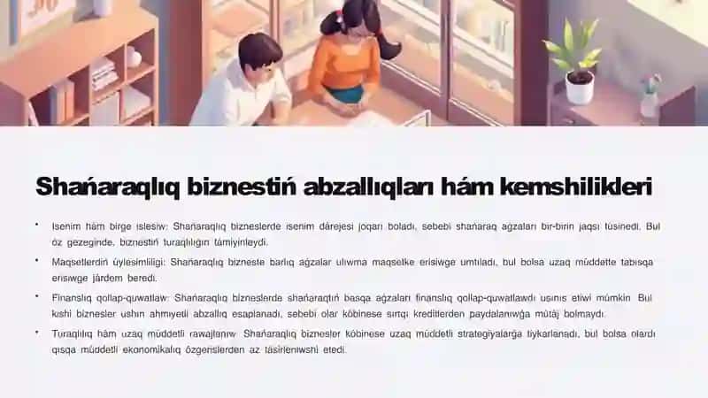 Shańaraq hám shańaraqliq bizneske investiciya kiritiw 3