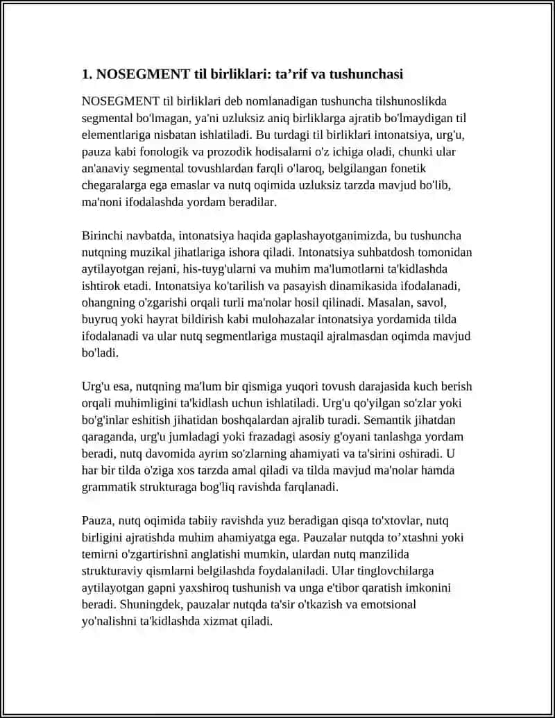 NOSEGMENT til birliklari 3