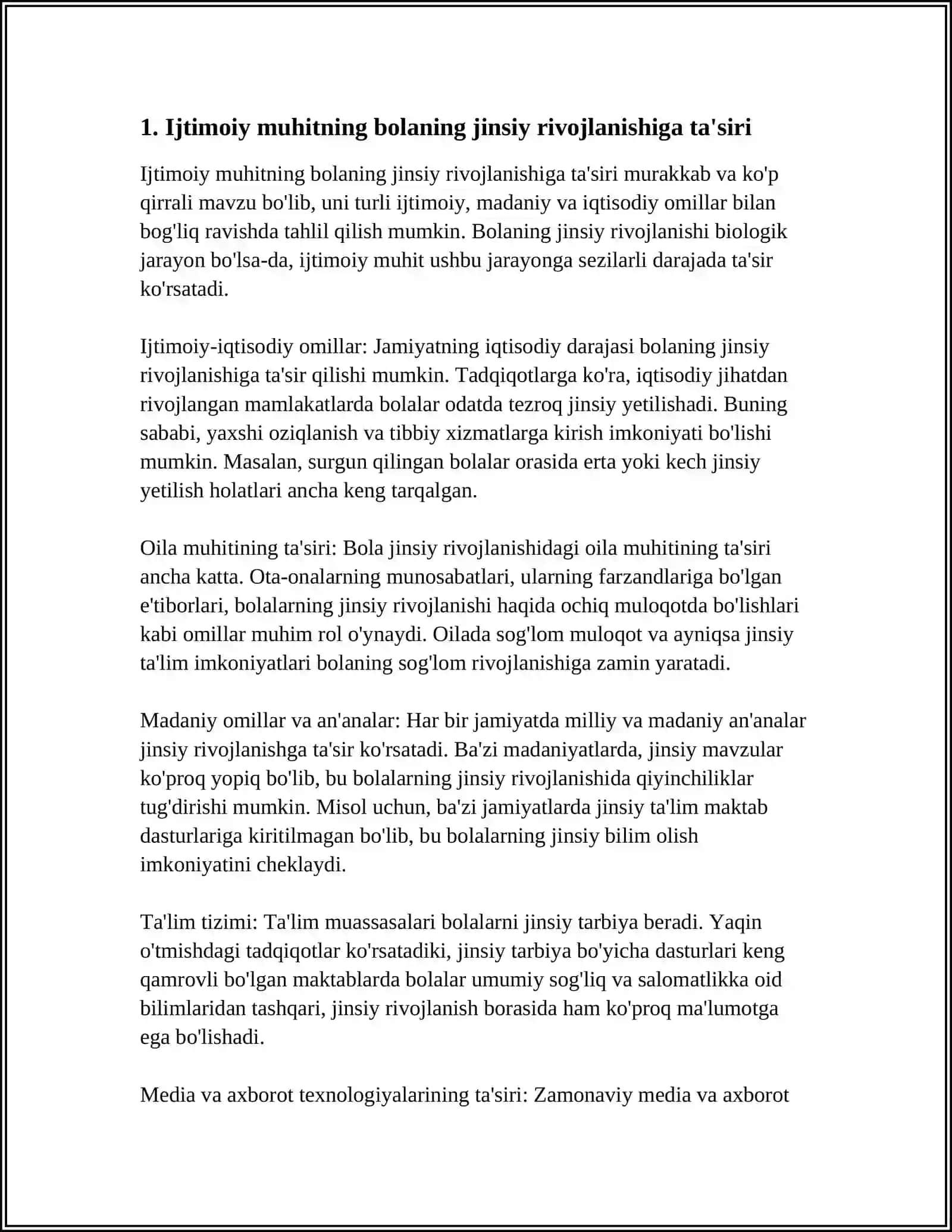 BOLALARNING JINSIY VA AQLIY RIVOJLANISHIGA IJTIMOIY MUHITNING TAʼSIRI 3